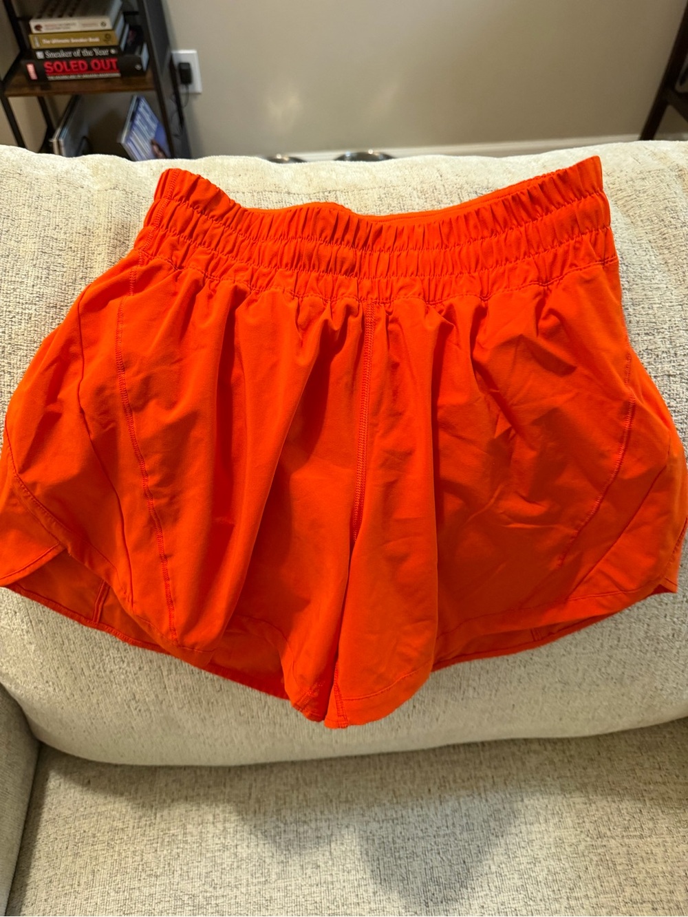 Lululemon orange shorts size 8 #athletic #activewear